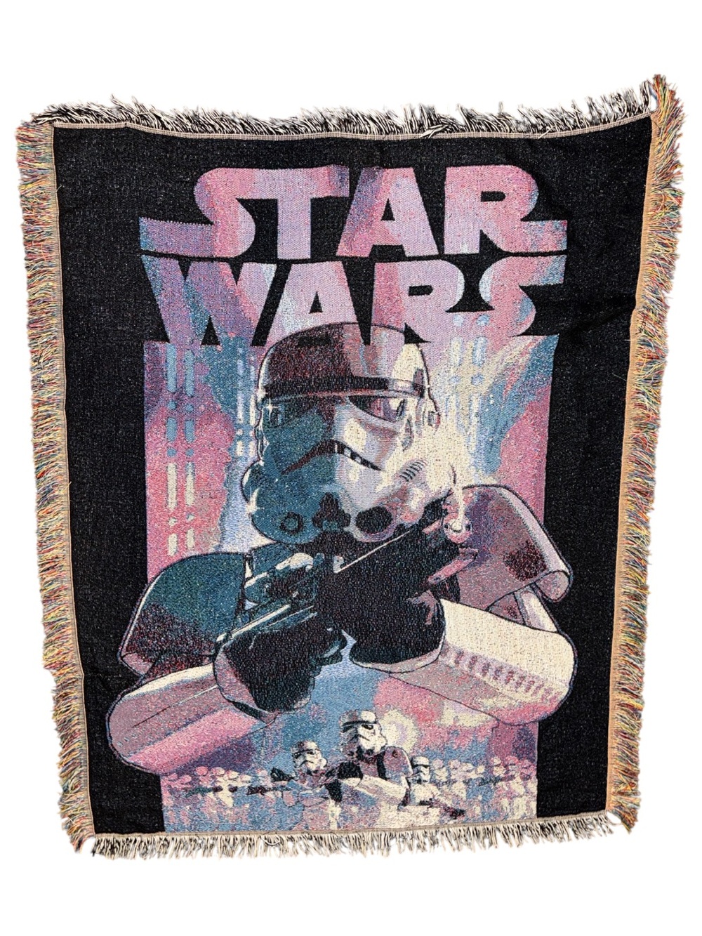 Star Wars Black and Pink Stormtrooper Woven Throw